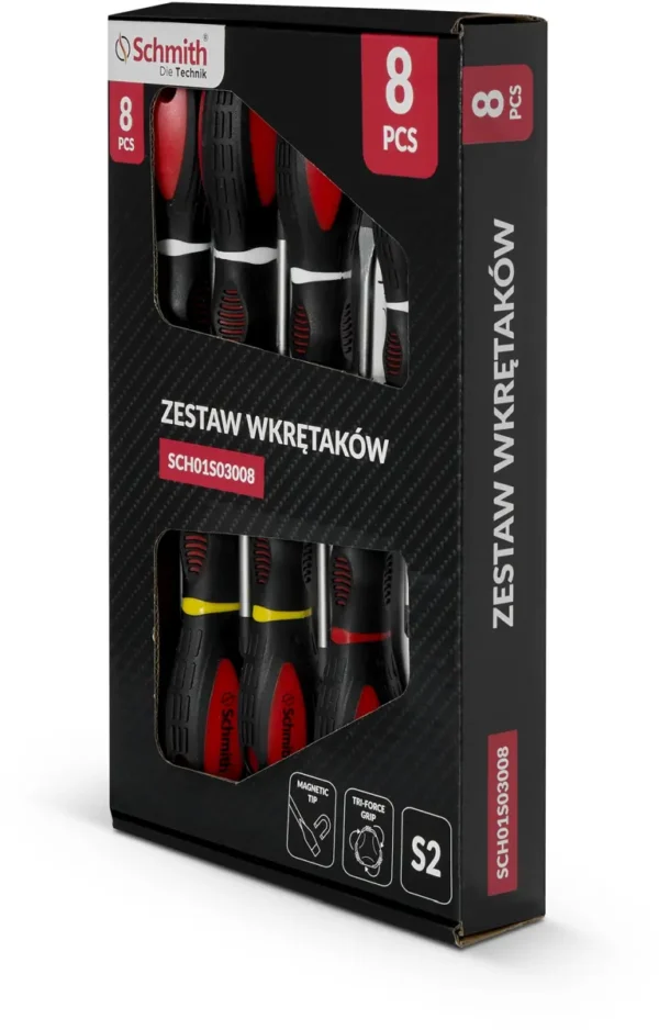 Schmith Zestaw wkrętaków 8 szt. SCH01S03008