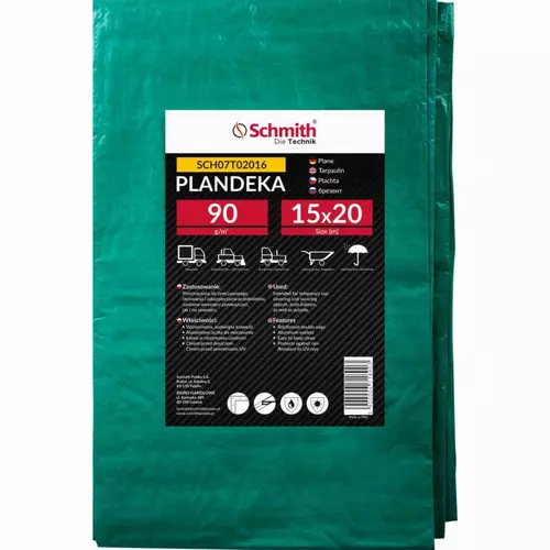 Schmith Plandeka 90g  15x20m SCH07T02016