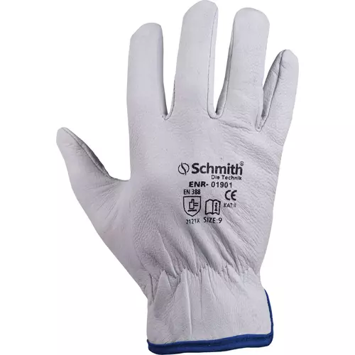 Schmith Rękawice robocze krótkie skóra kozia 9 SRDR-9