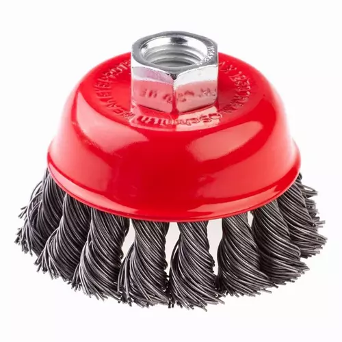 Schmith Szczotka doczołowa z nakrętką M14  drut SKR 60 SSZD-11