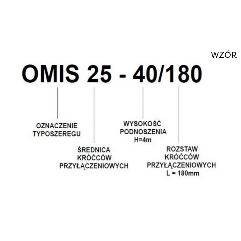 OMIS 32-80/180 pompa do wody - obrazek 3