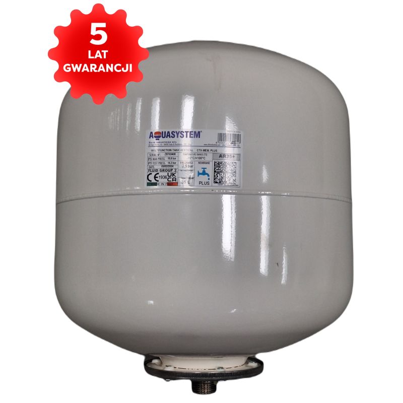 Zbiornik 35L pion AR35+ 1"AQUASYSTEM - obrazek 2